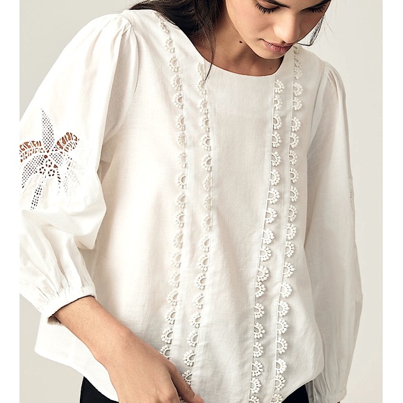 FARM RIO Puff Sleeve Top - Picture 4 of 8